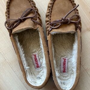 SooMoc Women's Tan Loafers